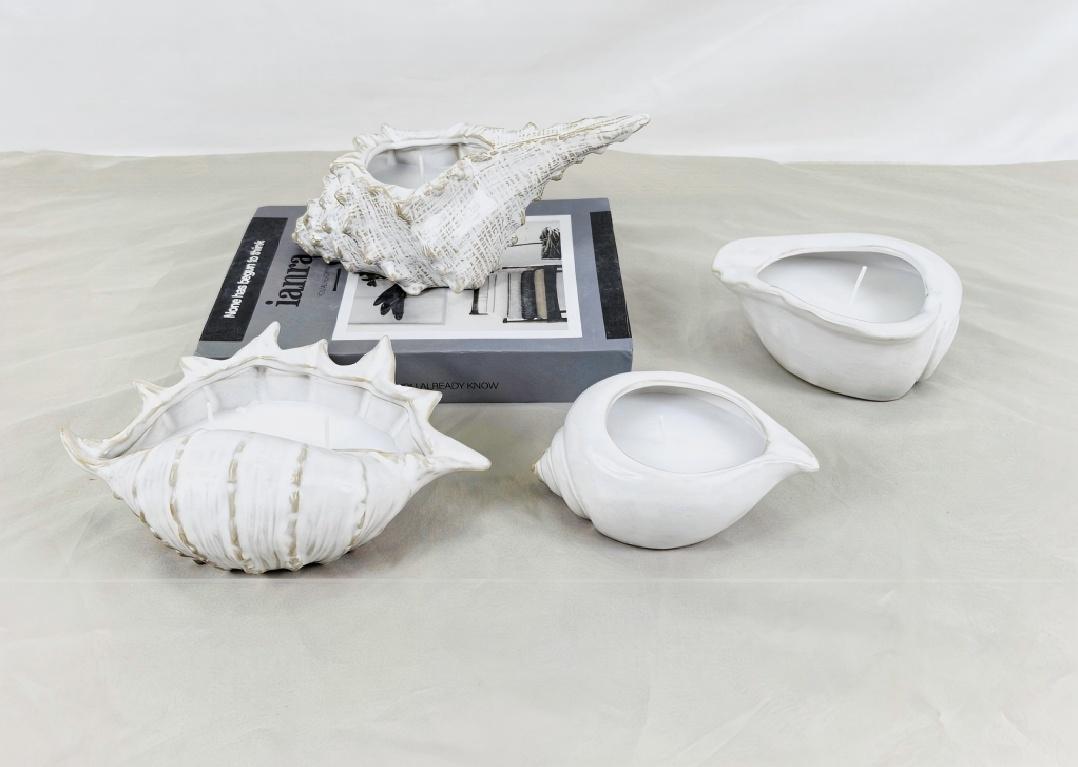 촛대는 다양한 형태로 제공됩니다. 조개 모양의 것을 본 적이 있나요?