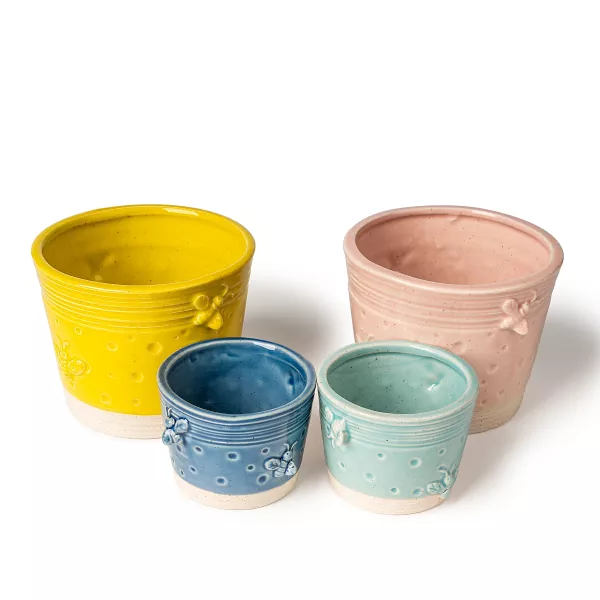 밀랍 세라믹 캔들 항아리