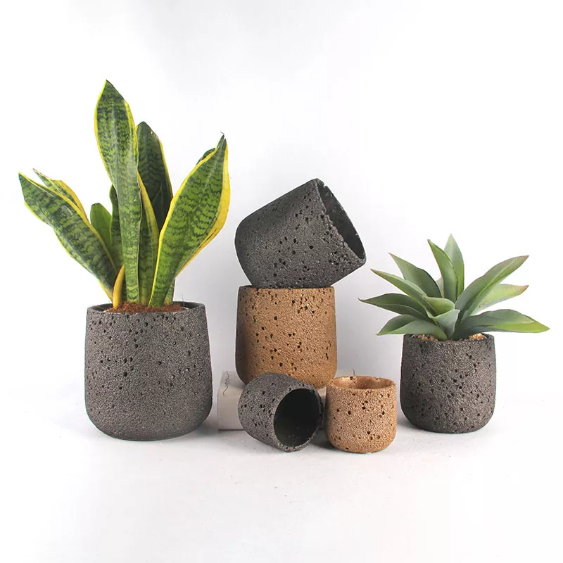 클래식 석기 화분