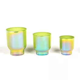 그라디언트 컬러 유리 캔들 홀더