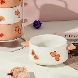 식기 세척기 안전한 손으로 그린 세라믹 그릇