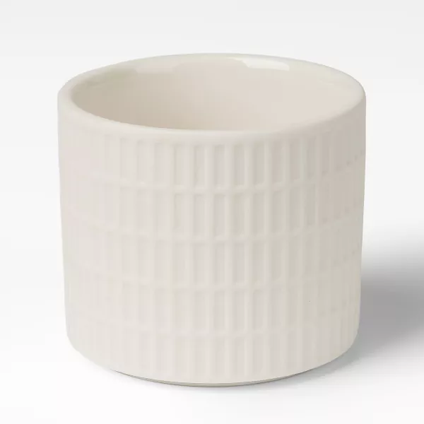 유백색 격자 무늬 세라믹 캔들 홀더 유백색 격자 무늬 세라믹 캔들 홀더