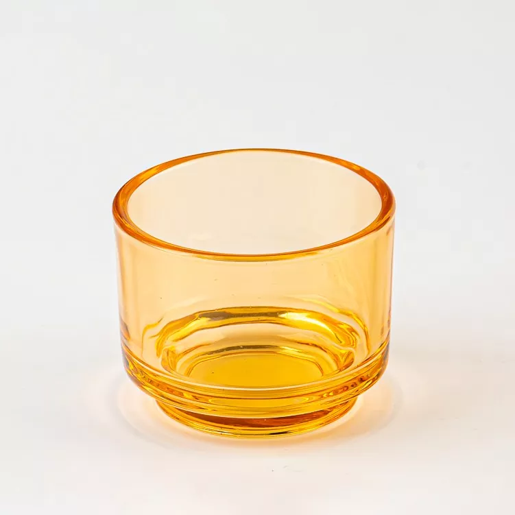 둥근 유리 캔들 홀더